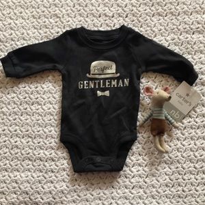 Perfect gentlemen newborn onesie NWT